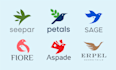 design simple elegant bird logo