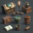 create game props and objects
