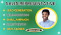be your professional sales person, sales closer, appointment sett