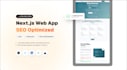 build nextjs web app, fast, SEO friendly, responsive design