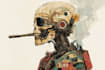 create a warhammer 40k illustration