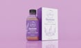 create supplement label design with realistic 3d mockup