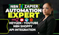 n8n youtube automation n8n ai agent heygen n8n ai receptionist zapier automation