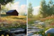 create your garden, backyard ,terrace, pool, realistic landscape
