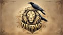 do awesome crow lion logo with my creative thinking