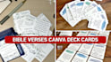 do affirmation canva quote tarot bible verses deck cards, typography etsy prints