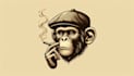 create amazing monkey smoking logo with unlimited revisions