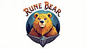 make eye catching rune bear mascot logo  within new concepts