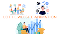 custom web animations lottie, svg, json
