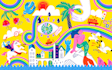 create modern vector illustration for apps, web, or print