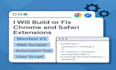 build or fix chrome safari extensions using manifest v3 web scraping user script