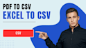 convert PDF statement to csv, excel, CSV for bookkeeping, profit and loss