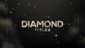 make glitter diamond titles with slideshow