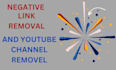 do youtube content removal, delete negative videos, channels and copyright fix