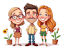 draw nice cartoons and caricatures
