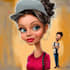 draw cartoon caricature, portrait, avatar, or logo