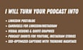 repurpose podcasts into carousels, posts and visual content
