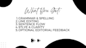 professionally edit your romance, fantasy, or thriller book