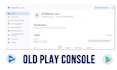 publish your app on my old google play console with rent