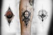 make a geometric tattoo design