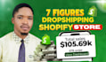 create shopify one product 7 figures dropshipping store build eccomerce website