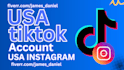 beatify a USA instagram based account for your business and USA tiktok account