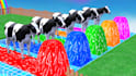 create 3d animal crossing fountain animations