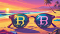 create unique beach sunset sunglasses logo with  any file