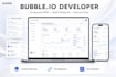 do bubble io website, bubble mvp, bubble saas, bubble app as bubble developer