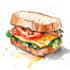 paint digital food illustration