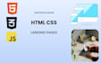 develop a responsive HTML CSS landing page for business