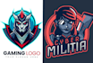 design gaming mascot sports logo