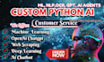 create ai chatbots, ml models, apis, ocr and scraping tools in python