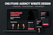 design onlyfans agency website, wordpress website, modeling, management website