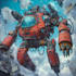 create amazing character mecha illustration
