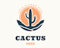 design a cactus, boho, desert, succulent logo