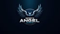 do black angel esport mascot logo design