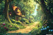 create concept art, fantasy landscapes, background scenes