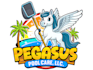 creative pool cleaning logo design