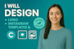 create asthetic instagram posts and stories
