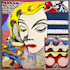 draw a retro pop art roy lichtenstein style