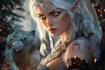design concept art , fantasy character and illustration