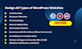 design, redesign wordpress business website with elementor