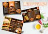 design an editable restaurant menu, food menu, and digital menu