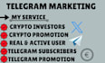do crypto telegram promotion, telegram subscribers, memecoin, token promotion