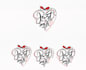 do modern high quality love, heart logo design