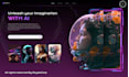 custom ai website development as full stack developer, front end developer