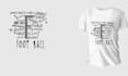 design minimalist custom typography t shirts and merchandise
