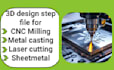 cnc milling, turning, plastic injection molds, 3d cad design, metal cast, dies