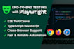 write e2e test cases using playwright